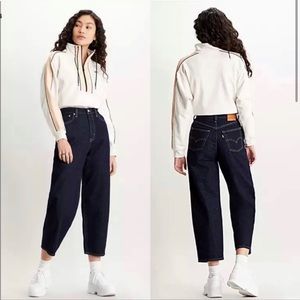 Levi’s Indigo Balloon Leg High Rise Jean In Gotta Dip